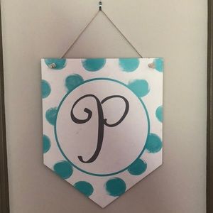Hanging “P” letter